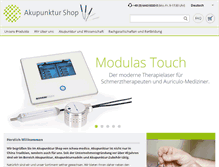 Tablet Screenshot of akupunktur-shop.com